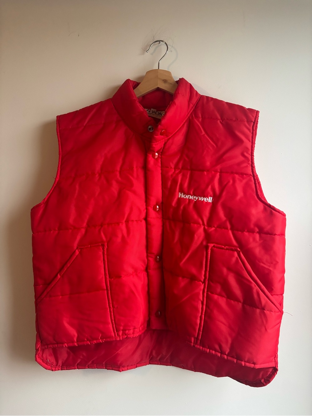 Honeywell Red Quilted Puffer Vest for Women